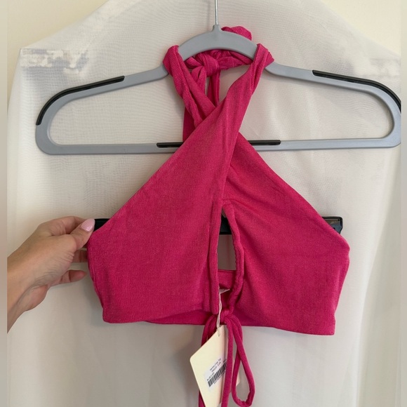 NWT Peppermayo Pink Halter Top Size 4 - Picture 4 of 5